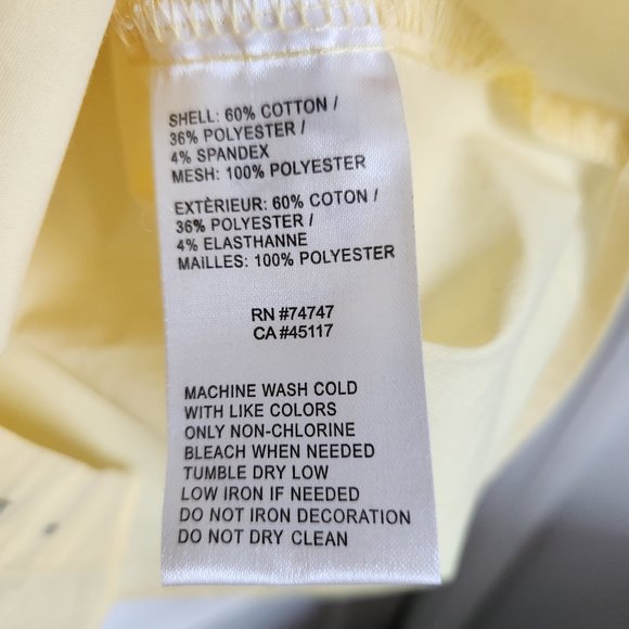 World Wide Sportsman Quick Dry Fishing Shirt L Mens Yellow Short Sleeve Vented - Picture 12 of 14